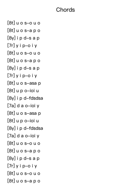 Chords