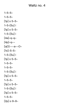 Waltz No. 4