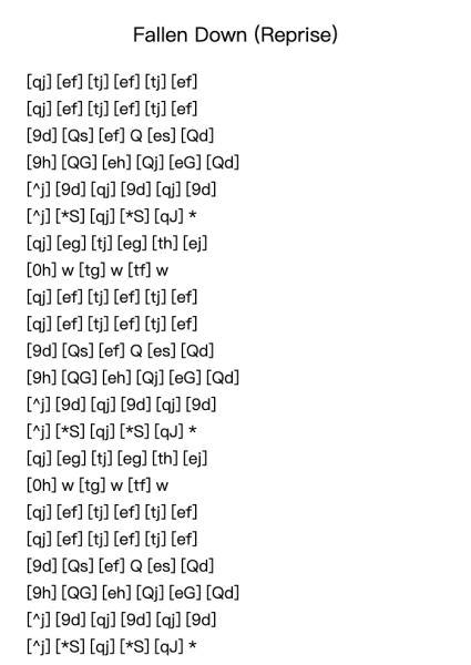 Fallen Down (Reprise)