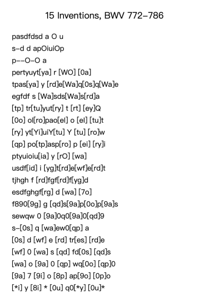 Invention No. 15 in B Minor, BWV 786