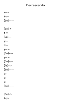 Decrescendo