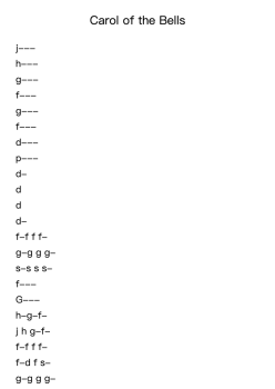 Carol of the Bells