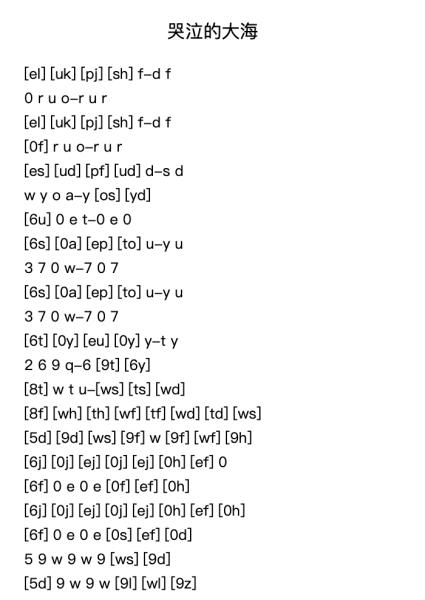 哭泣的大海 简易版 带歌词 让我们保护这片大海吧