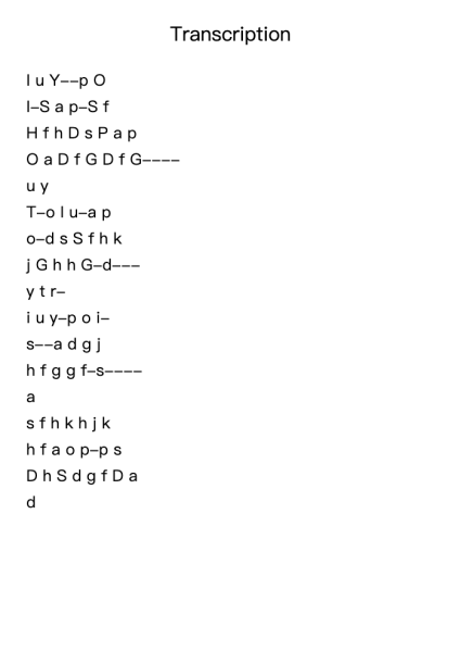 Transcription