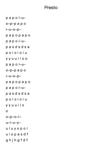 Presto