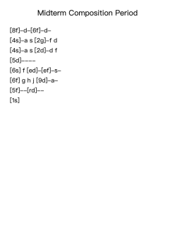 Midterm Composition Period