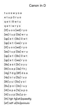 Canon in D Major