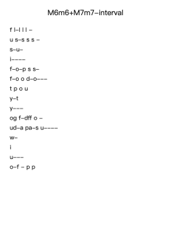 M6m6+M7m7-interval
