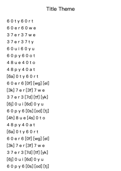 Title Theme