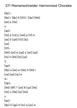 371 Riemenschneider Harmonized Chorales