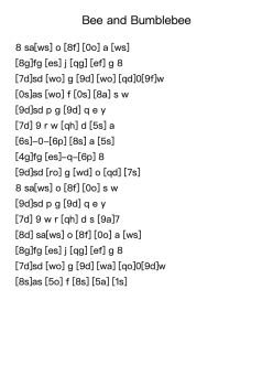 Etude no.1 "Bee and Bumblebee"