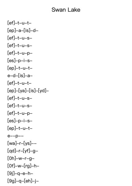 Swan Lake, Op. 20