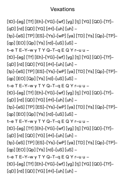 Vexations