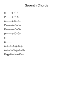 Seventh Chords