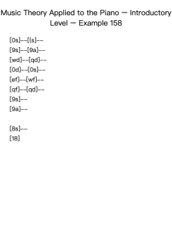 Music Theory Applied to the Piano – Introductory Level – Example 158
