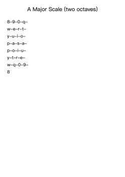 A Major (two-octaves)