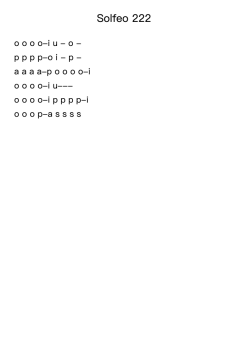Solfeo 222