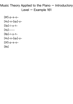 Music Theory Applied to the Piano – Introductory Level – Example 161
