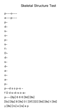 Skeletal Structure Test