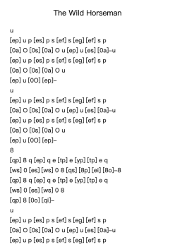 The Wild Horseman, Op. 68, No. 8