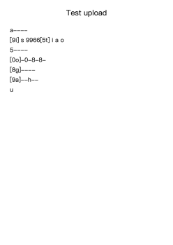 Test upload