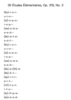 30 Études Élémentaires, Op. 319, No. 3