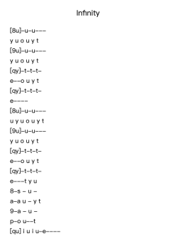 Infinity