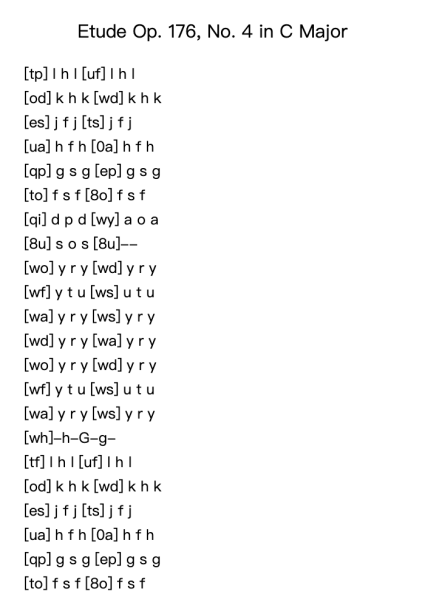 Etude Op. 176, No. 4 in C Major