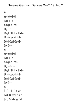 Twelve German Dances WoO 13, No. 11