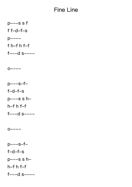 Fine Line