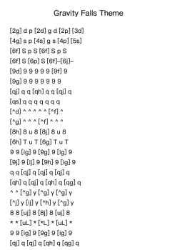 Gravity Falls Theme