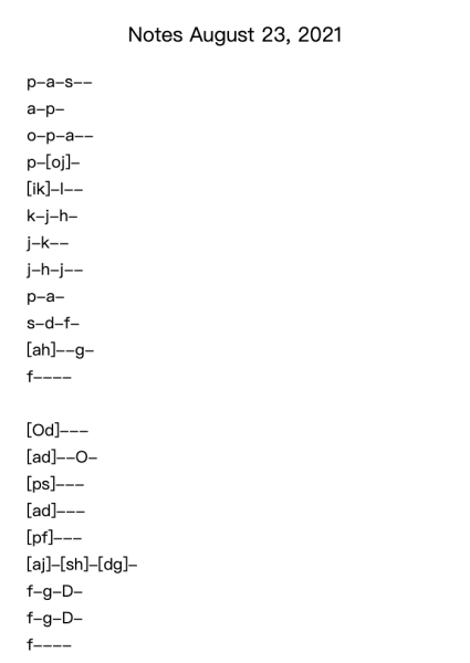 Notes