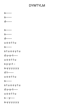 DYWTYLM