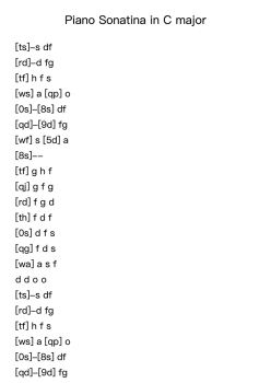 Piano Sonatina in C Major
