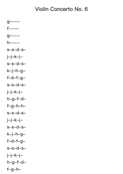 Violin Concerto No. 6