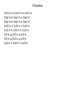 Clocks