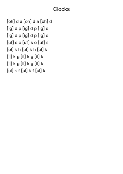 Clocks