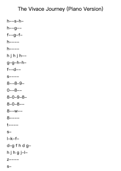 The Vivace Journey (Piano Version)