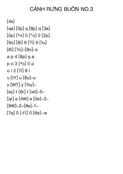 CÁNH RỪNG BUỒN NO.3