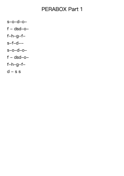 PERABOX Part 1
