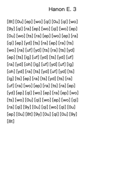 Hanon Exercise No. 3