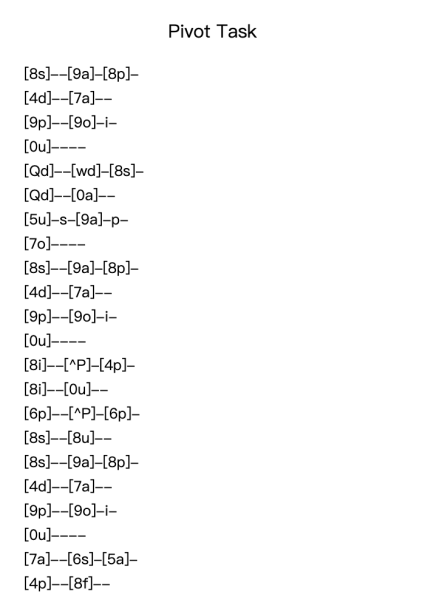 Pivot Task