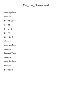 On_the_Downbeat