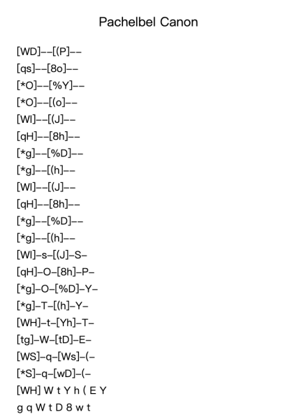 Pachelbel's Canon in D