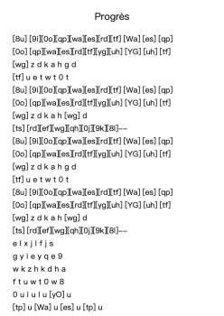 25 Easy and Progressive Studies, Op. 100: No. 6, Progrès