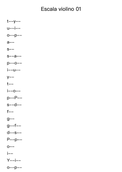 Escala violino 01