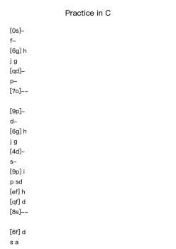 Practice in C