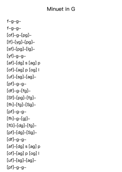 Minuet in G Major, BWV Anh. 114