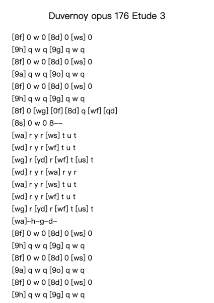 Etude Op. 176, No. 3
