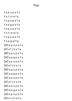 You